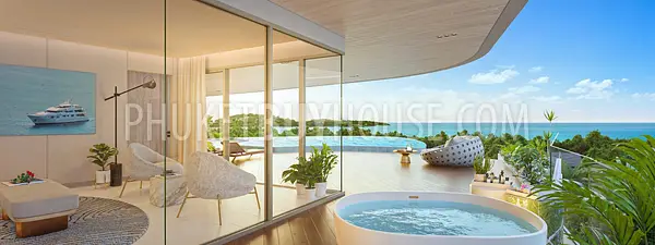 BAN22933: 1-Bedroom Suite with Rooftop Sea Views Near Bang Tao Beach. Photo #7