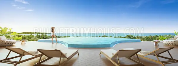 BAN22933: 1-Bedroom Suite with Rooftop Sea Views Near Bang Tao Beach. Photo #8
