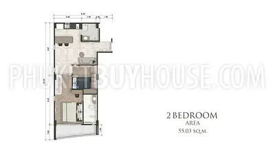 BAN22935: 2-Bedroom in Bang Tao with Hotel Management & Strong Rental Appeal. Photo #2