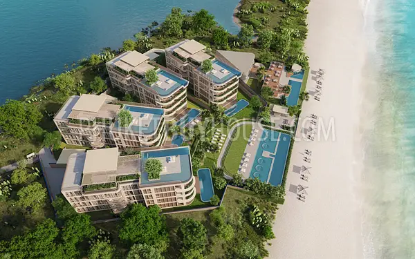 LAG22944: Beachfront 4-Bedroom Residences with Sea Views in Laguna for Sale. Fotoğraf #1