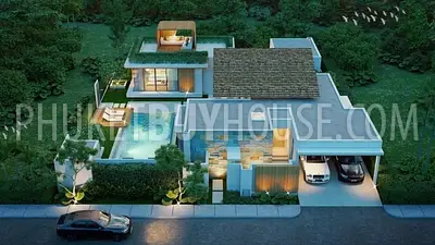 THA22948: 3-Bedroom Pool Villa in Thalang with Rooftop Terrace. Photo #2