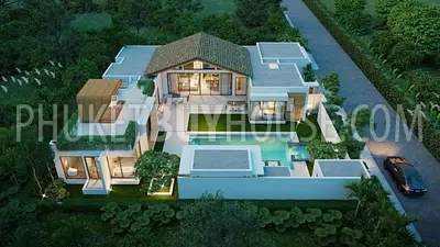 THA22948: 3-Bedroom Pool Villa in Thalang with Rooftop Terrace. Photo #13