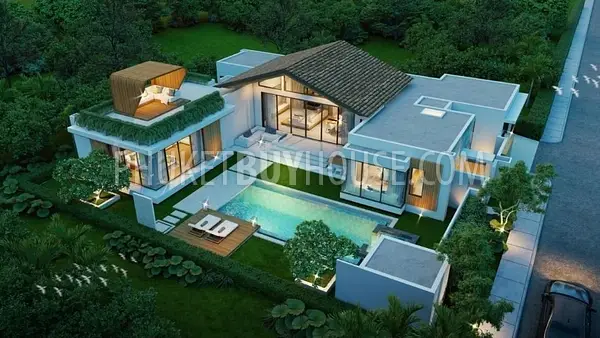 THA22948: 3-Bedroom Pool Villa in Thalang with Rooftop Terrace. 照片 #12