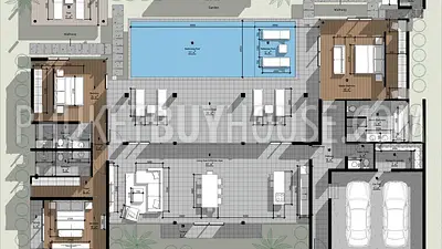 BAN22880: 3-спальная вилла с бассейном, перепродажа от собственника Лаян. Фото #30