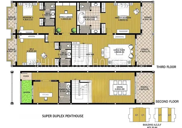 NAT22970: 3 Bedroom Sea View Duplex Penthouse Near Nai Thon Beach. Photo #3
