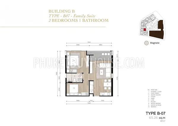 SUR22971: 2-Bedroom Freehold Apartment Steps from Surin Beach. 照片 #20