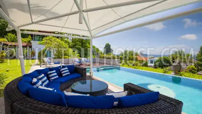PAT5989: Gorgeous Thai Bali style Villa with Sea view. Photo #60
