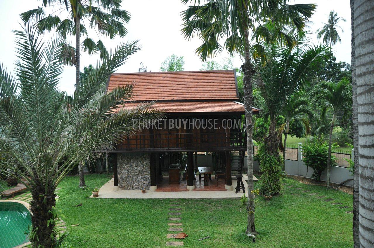 NAI2539: Luxury and private Ayutthaya style house with land for sale in Rawai. Photo #1