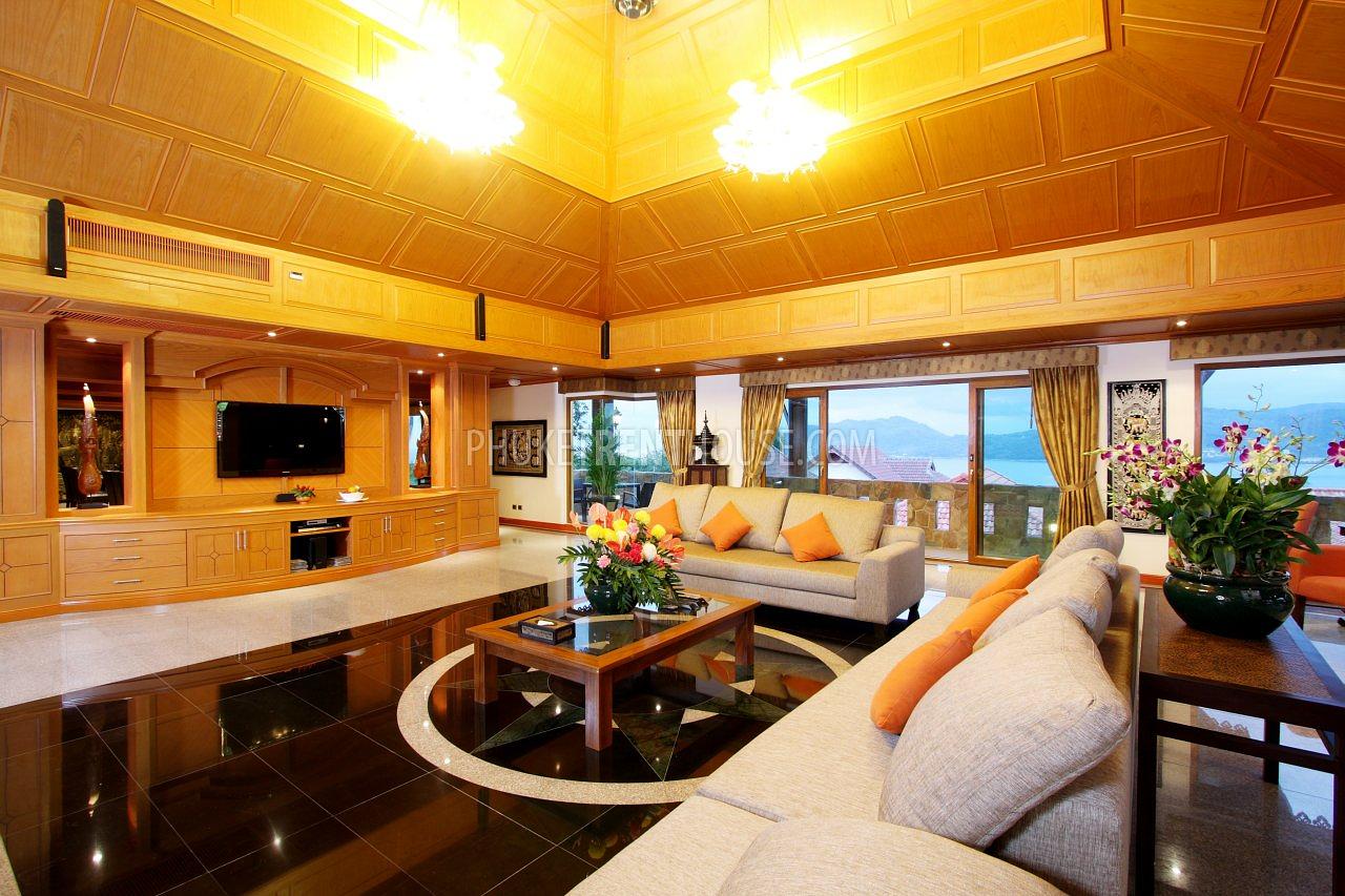 PAT14487: Patong Beach Sea View Villa with endless pool. Sleeps up to 18 guests. Photo #4