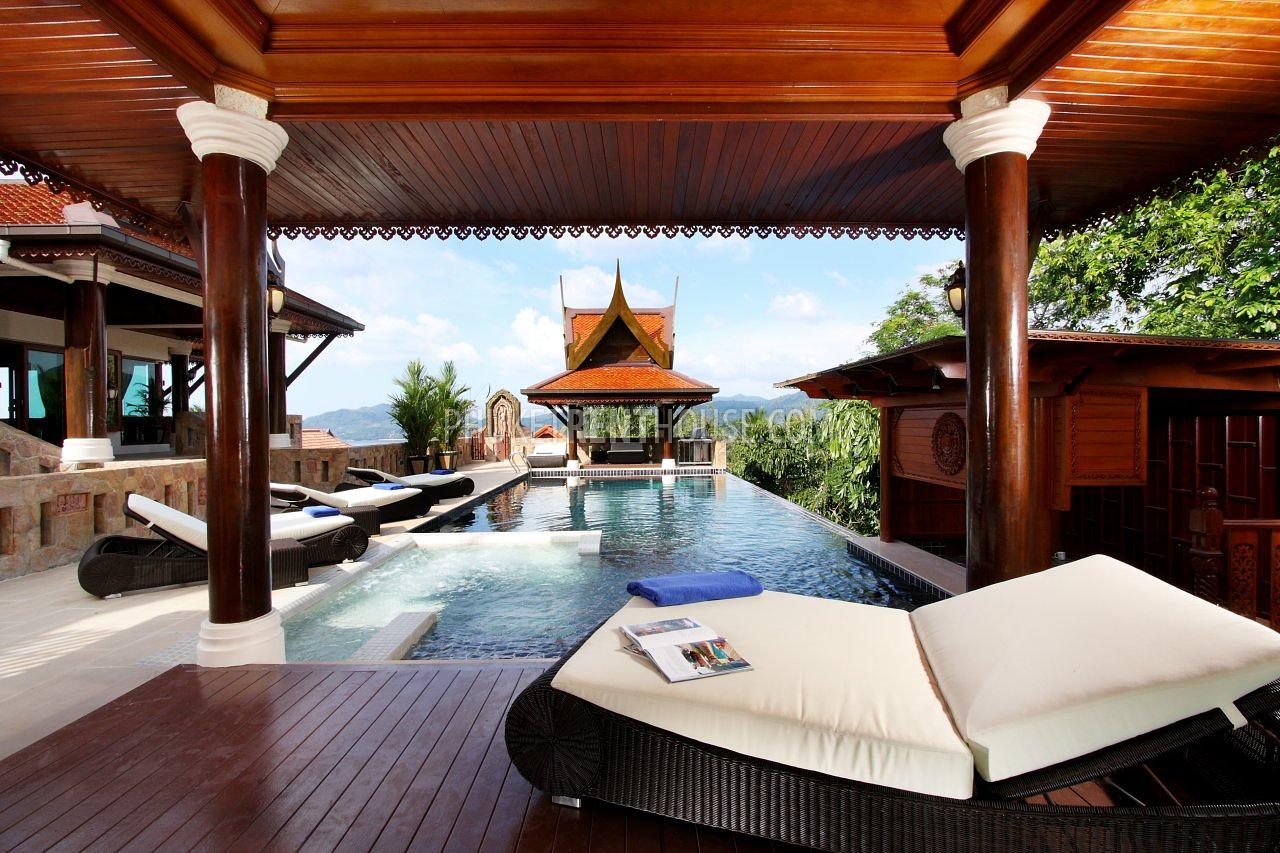 PAT14487: Patong Beach Sea View Villa with endless pool. Sleeps up to 18 guests. Photo #13