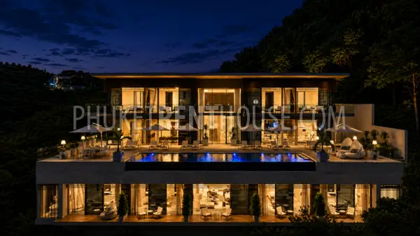 PAN22989: Exclusive 6-Bedroom Cliffside Villa with Panoramic Sea Views For Rent in Ao Yon, Phuket. Photo #10