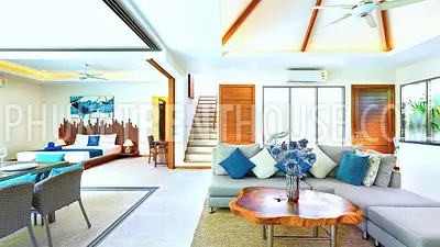 RAW22988: Elegant 4-Bedroom Pool Villa with Tropical Courtyard in Rawai. Photo #17