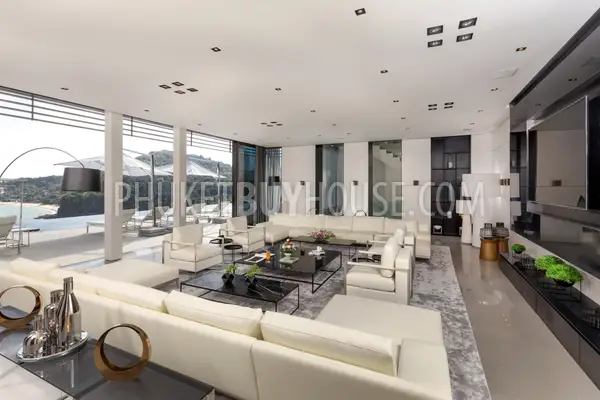 PAN22989: Exclusive 6-Bedroom Cliffside Villa with Panoramic Sea Views For Rent in Ao Yon, Phuket. Photo #17