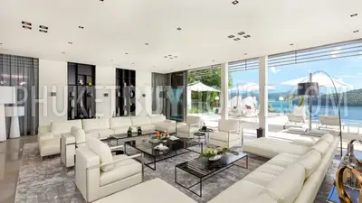 PAN22989: Exclusive 6-Bedroom Cliffside Villa with Panoramic Sea Views For Rent in Ao Yon, Phuket. Photo #1