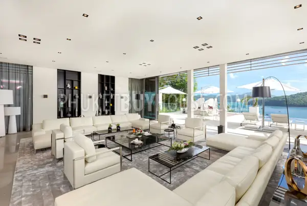 PAN22989: Exclusive 6-Bedroom Cliffside Villa with Panoramic Sea Views For Rent in Ao Yon, Phuket. Photo #1