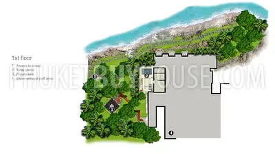 KAM71: Amazing 4 Bedrooms Beachfront Villa in Kamala. Photo #43