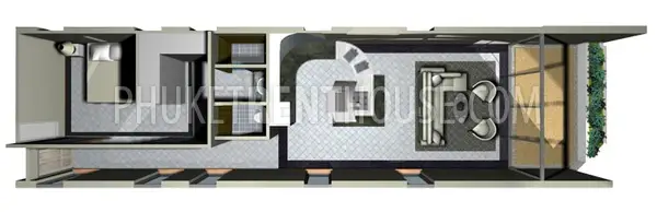 KAT16278: Seaview 1 Bedroom Condo - Kata Beach. 照片 #8