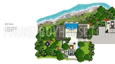 KAM71: Amazing 4 Bedrooms Beachfront Villa in Kamala. Photo #46