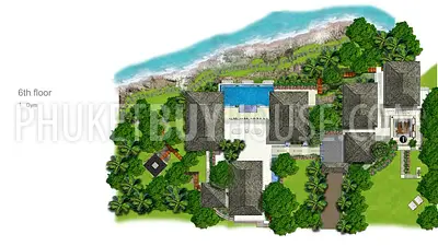 KAM71: Amazing 4 Bedrooms Beachfront Villa in Kamala. Photo #48