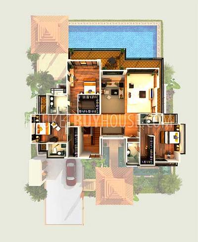 BAN2804: Lake side Modern Villa in Laguna area. Photo #16