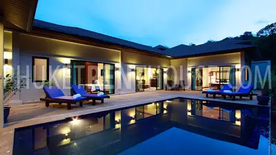 NAI17048: 4 bedrooms villa with private pool in Nai Harn for rent. Photo #10