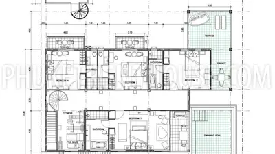 NAI16871: Luxury Sea View Villa with 7 bedrooms in Rawai. Photo #4