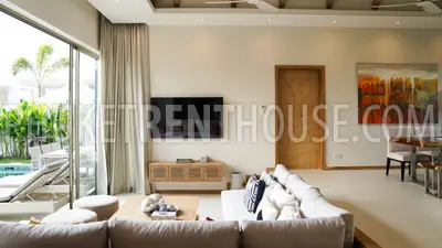 CHE22999: Modern 3-Bedroom Pool Villa For Rent in Cherngtalay Near Bang Tao Beach. Fotoğraf #6