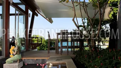 SUR17675: 4 Bedroom Pool Villa with Beautiful Views of Sea Near Surin Beach. Photo #34