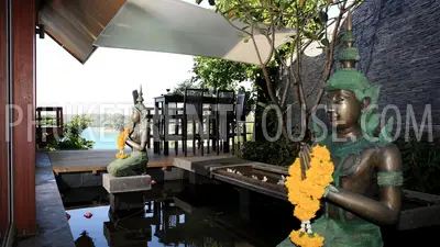 SUR17675: 4 Bedroom Pool Villa with Beautiful Views of Sea Near Surin Beach. Photo #42