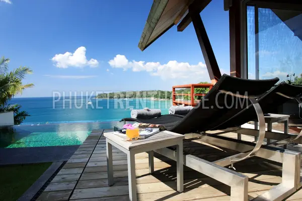 SUR17675: 4 Bedroom Pool Villa with Beautiful Views of Sea Near Surin Beach. Photo #45
