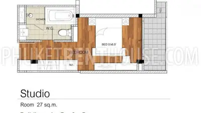 RAW17732: Cozy Studio Apartment Close to Rawai Beachfront. Photo #28