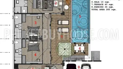 CHA3065: Brand new Pool Villa in Chalong. Fotoğraf #26