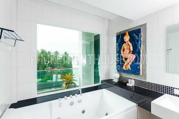 SUR17497: Great Penthouse With En-suite Bathroom & Jacuzzi Close to Surin Beach. 照片 #19
