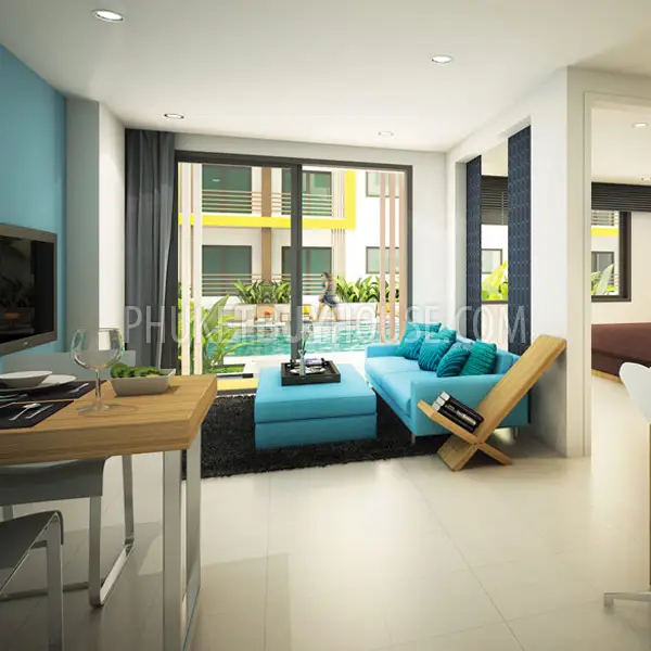 KTH3015: Nice New Condo 36 m2 in Kathu ready to move. Fotoğraf #3
