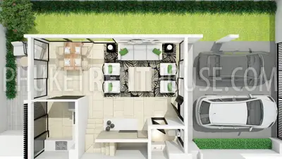 BAN18203: Brand New Townhouse in Laguna. Photo #3