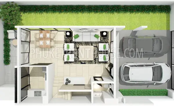BAN18203: Brand New Townhouse in Laguna. Fotoğraf #3