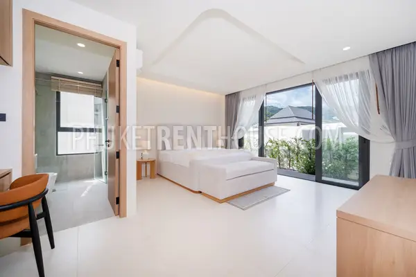 BAN23001: Tropical 4-Bedroom Pool Villa for Rent in a Quiet Residential Area of Bang Tao, Phuket. Photo #25