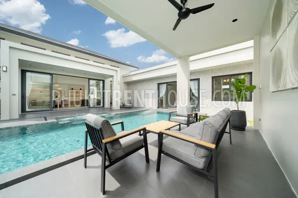 BAN23001: Tropical 4-Bedroom Pool Villa for Rent in a Quiet Residential Area of Bang Tao, Phuket. Photo #70