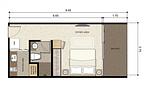 KAM3095: Апартаменты- Студия в Новом Кондоминиуме на Камале. Миниатюра #4