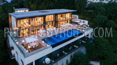 PAN22989: Exclusive 6-Bedroom Cliffside Villa with Panoramic Sea Views For Rent in Ao Yon, Phuket. Photo #30