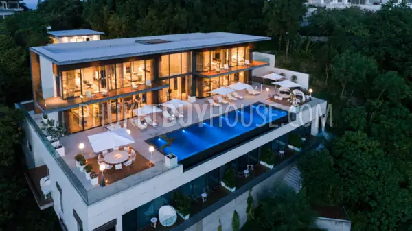 PAN22989: Exclusive 6-Bedroom Cliffside Villa with Panoramic Sea Views For Rent in Ao Yon, Phuket. Photo #30