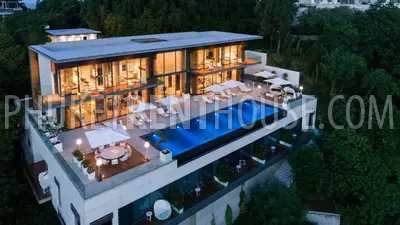 PAN22989: Exclusive 6-Bedroom Cliffside Villa with Panoramic Sea Views For Rent in Ao Yon, Phuket. Photo #31