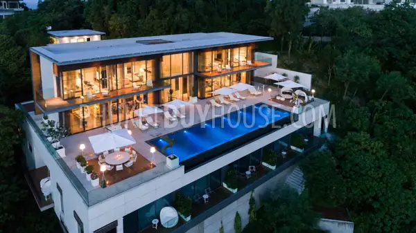 PAN22989: Exclusive 6-Bedroom Cliffside Villa with Panoramic Sea Views For Rent in Ao Yon, Phuket. Photo #31