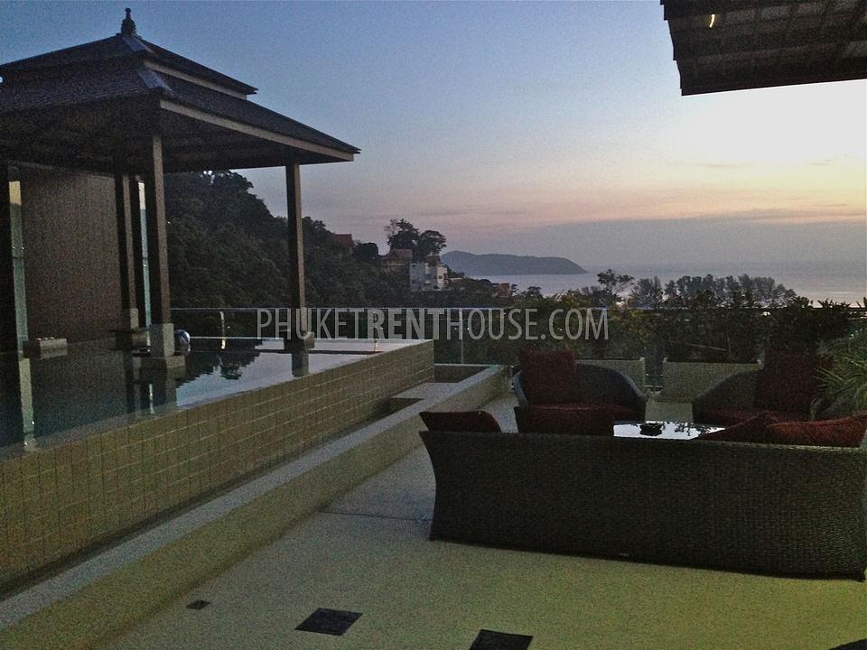 KAM19171: Fantastic Sea-view 3 Bedroom Penthouse with Pool in Kamala. Фото #11