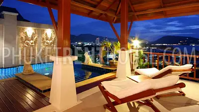 PAT19245: Tropical 3 Bedroom Pool Villa overlook amazing Patong city. Photo #22