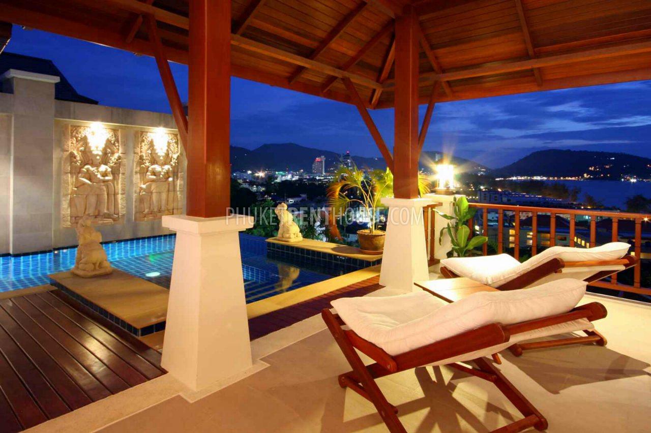 PAT19245: Tropical 3 Bedroom Pool Villa overlook amazing Patong city. Photo #22