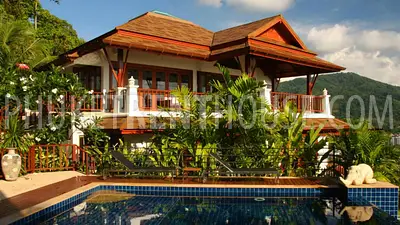 PAT19027: Large 5 Bedroom Villa with Breathtaking Sea Views in Patong. Photo #8