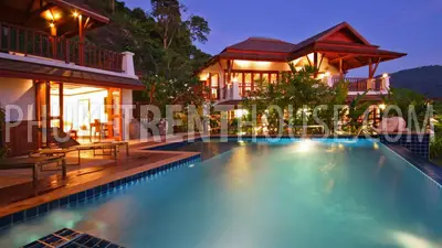 PAT19027: Large 5 Bedroom Villa with Breathtaking Sea Views in Patong. Photo #39