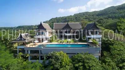 KAM19036: 3 Level 8 Bedroom Exclusive Villa with Sea View in Kamala. Photo #15