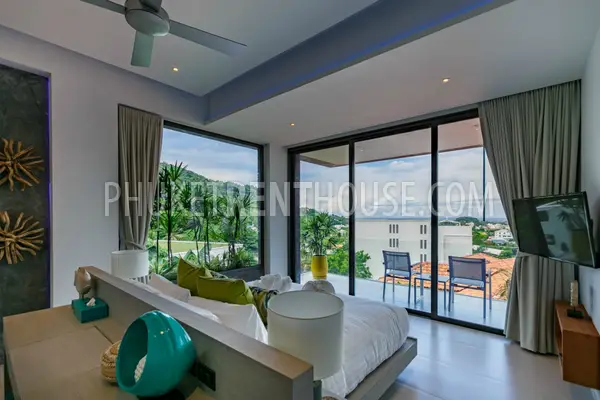 KAT19556: Gorgeous Sea view Five Bedroom Villa at Kata. Photo #15